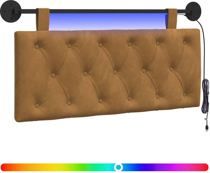 Actual product image vidaXL Modernes Kopfteil (110 x 7 x 55 cm)