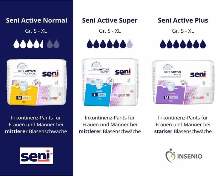 Actual product image Seni Active Normal (10 x, Large plus)