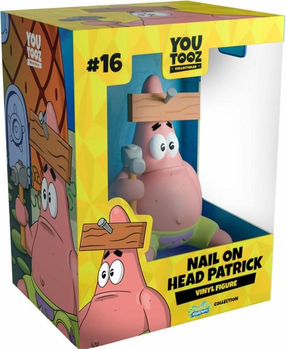 Actual product image Youtooz Bob l'éponge Vinyl figurine Nail on Head Patrick 10 cm