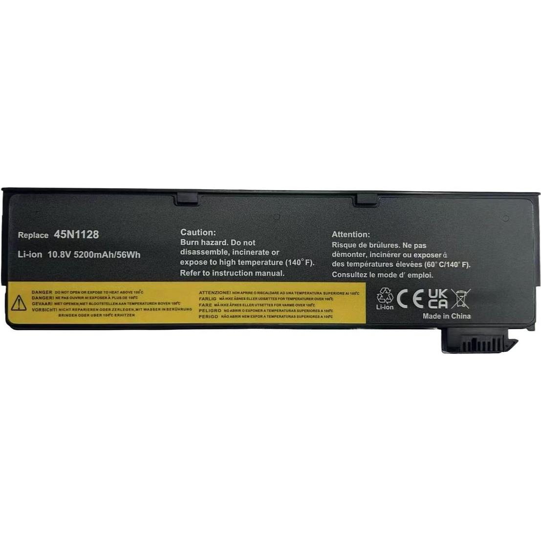 CoreParts Laptop Battery for Lenovo (6 Zellen, 5200 mAh), Notebook Akku, Schwarz
