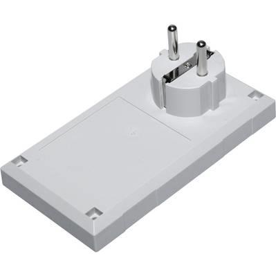 Tru Components Stecker-Gehäuse Polycarbonat, ABS Licht-Grau 125 x 67 x 50 ESU 1200 E/CEE 1 St. (Gehäuse), Elektronikzube...