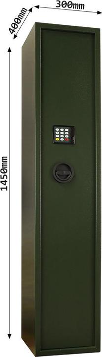 Image du produit Rottner Armoire à munitions Armoire à fusils Guntronic 5 Serrure électronique (106 l)