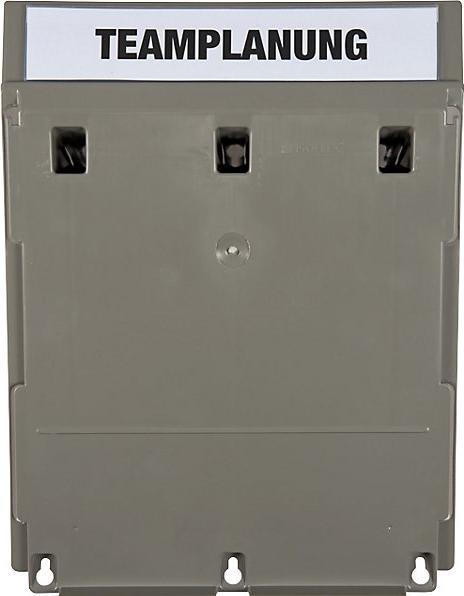 Actual product image Eichner BIG wall-mounted sorting system, for format A4, filling height 34 mm, grey (A4)