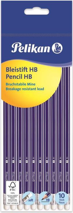 Productafbeelding Pelikan 811132 Kleurpotlood (e) (HB, 10x)