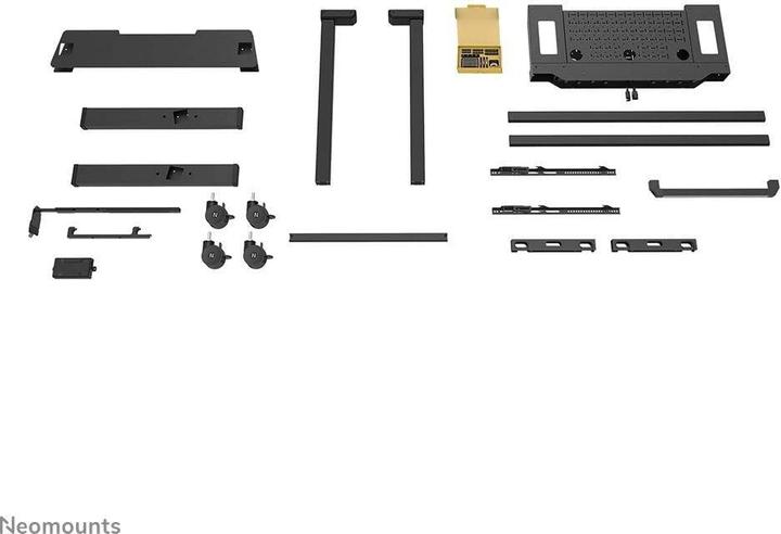 Produktbild Neomounts Rollwagen 1200x600 -160kg 75-115"/elektrisch höv/schwarz (115")
