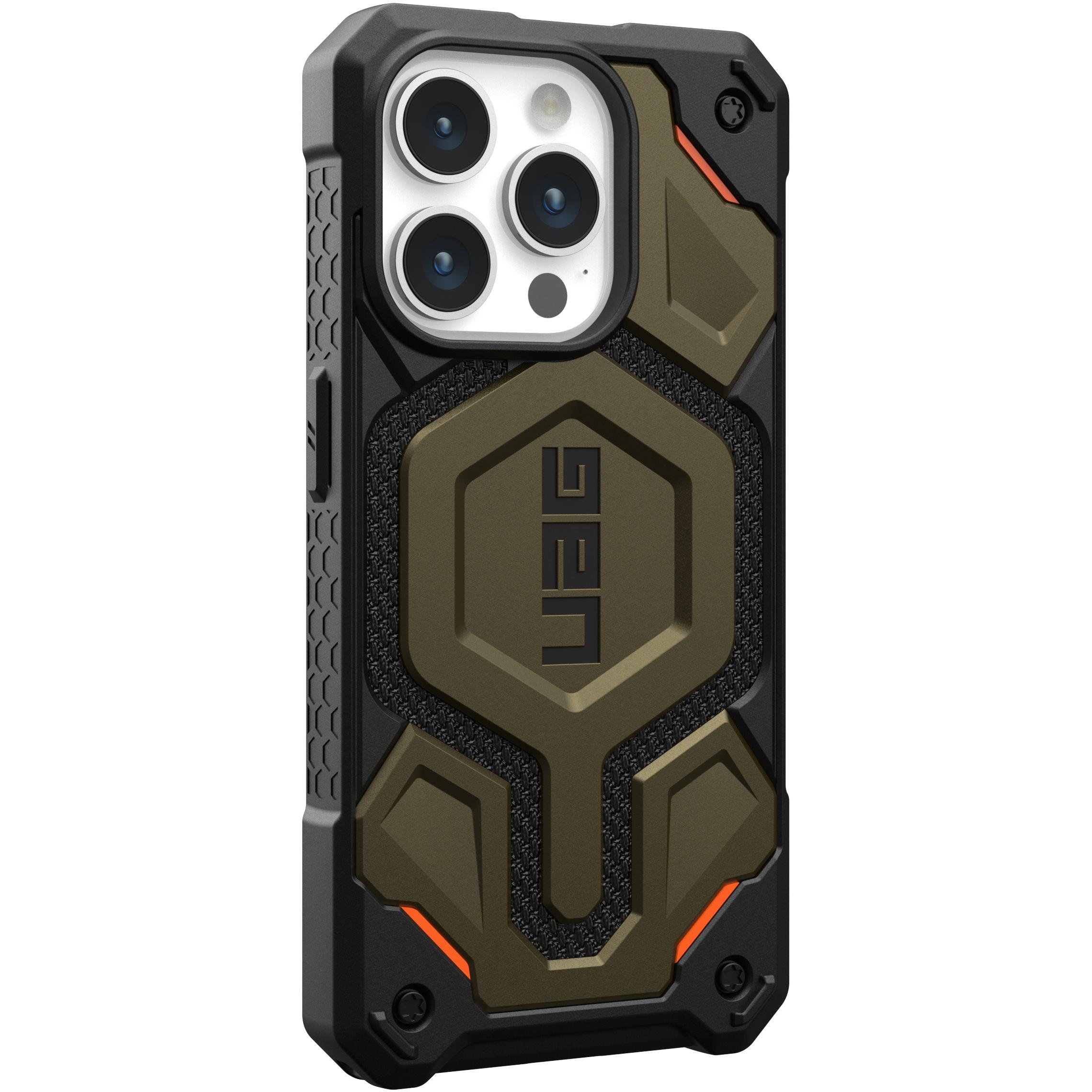 UAG Monarch Pro Case (Apple iPhone 15 Pro), Smartphone Hülle, Grün