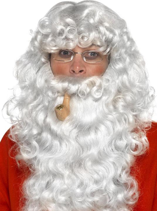 Smiffys Santa Claus kit with wig, beard, glasses and pipe