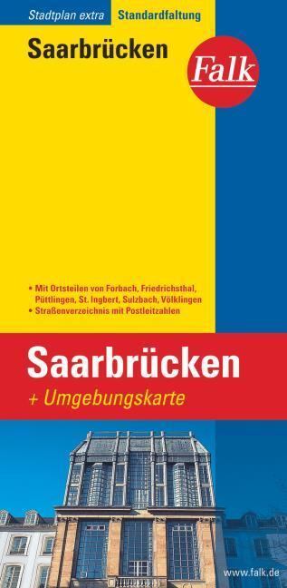 Produktbild Falk FalkStadtplanExtraSaarbrücken1:20.000 (Deutsch, 2012)