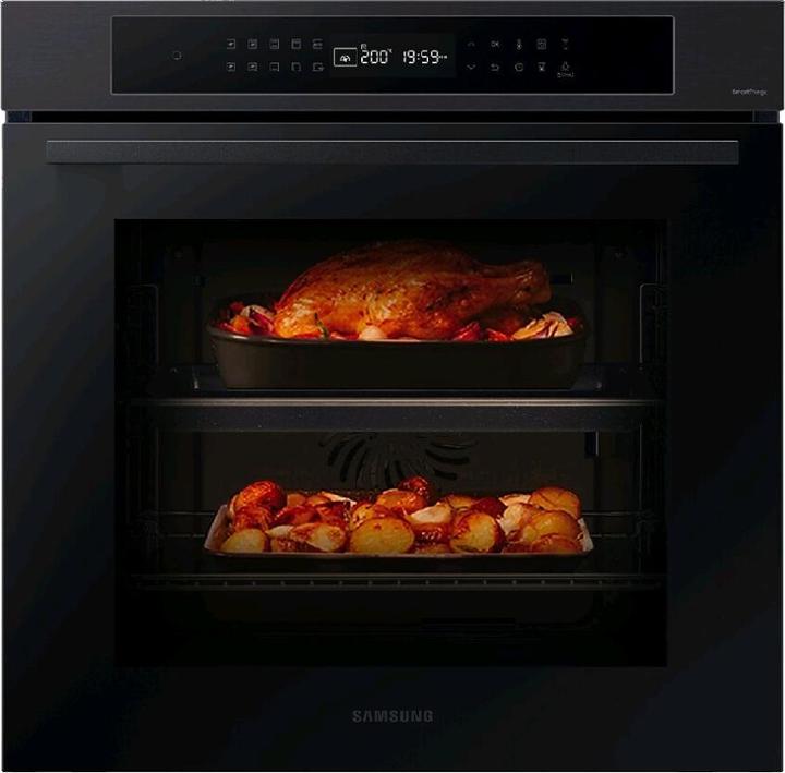 Actual product image Samsung NV7B4040VBB Built-in Multifunction Oven 4 Series 76 L A+ Black Inox