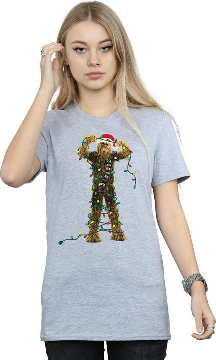 Image du produit Star Wars - T-shirt CHEWBACCA CHRISTMAS LIGHTS - Femme (M)