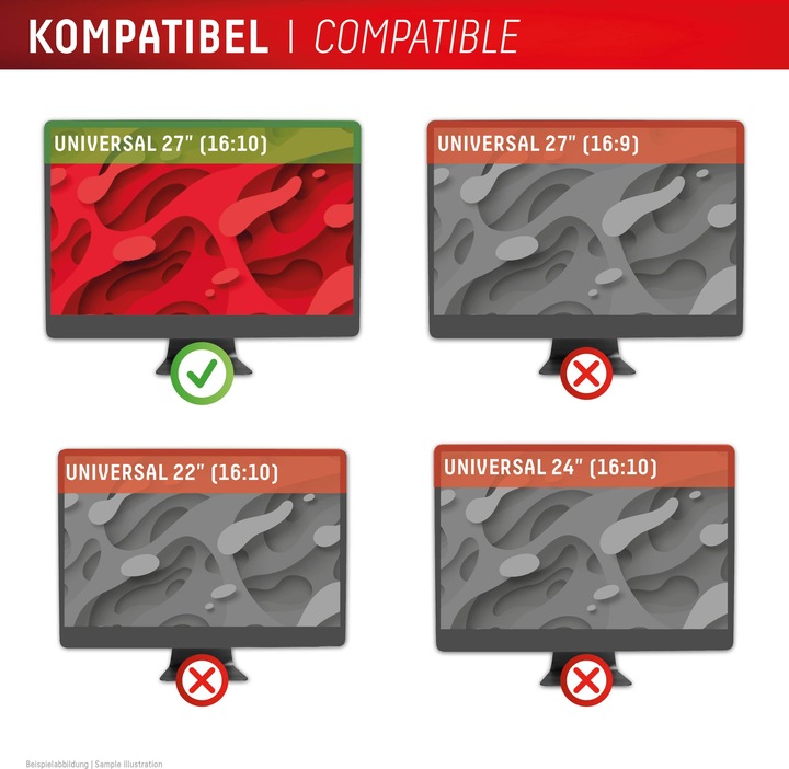 Produktbild Displex Privacy Safe, Desktop Monitor Blickschutzfilter (27", 16 : 10)