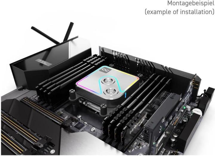 Actual product image Alphacool WAC Core 1 Aurora Silver