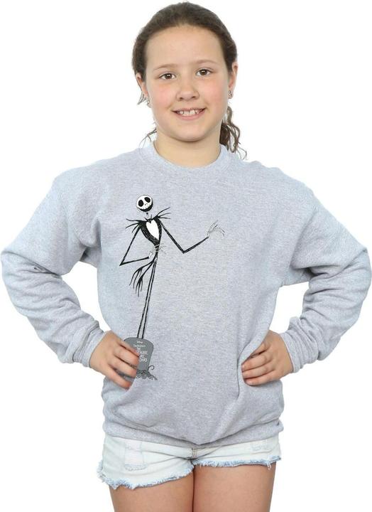 Produktbild Disney Nightmare Before Christmas Jack Pose Sweatshirt Mädchen (140, 146)