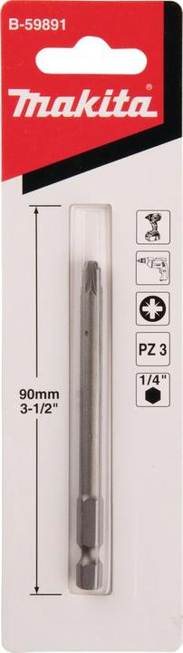 Produktbild Makita Kreuzschlitz-Bit lang PZ3