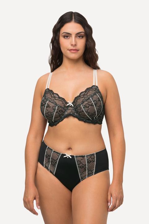 Actual product image Ulla Popken Sheer Shell Shape Underwire Bra (90 C)
