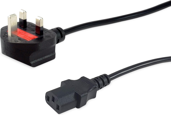 Immagine prodotto equip Cavo di alimentazione IEC UK-BS1363 -> C13 10m St/Bu nero (10 m)