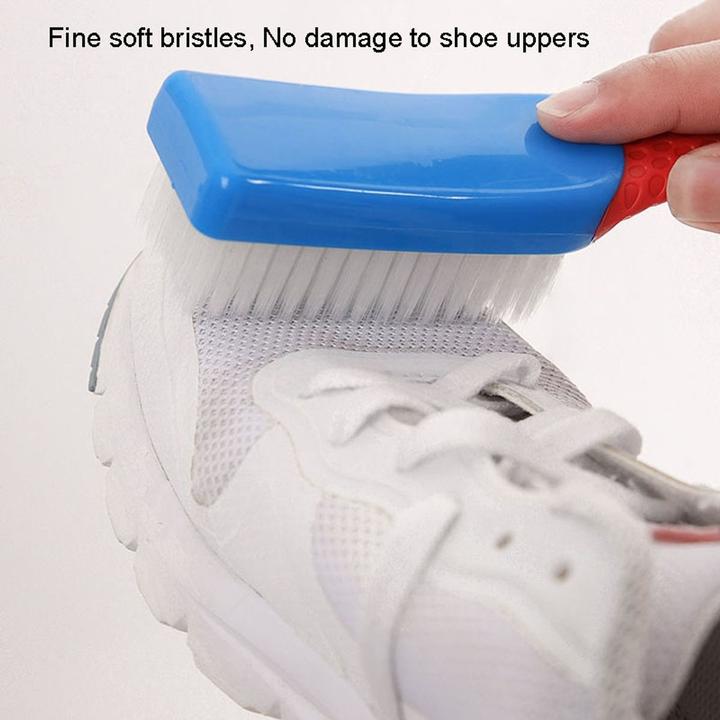 Actual product image König Design Shoe polish brush Shine brush with handle and natural bristles Multifunctional nano brush