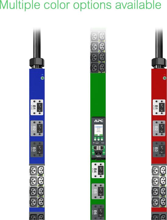 Actual product image APC APDU10350SM, Geändert, 0U, Einphasig, Senkrecht, Schwarz, LCD