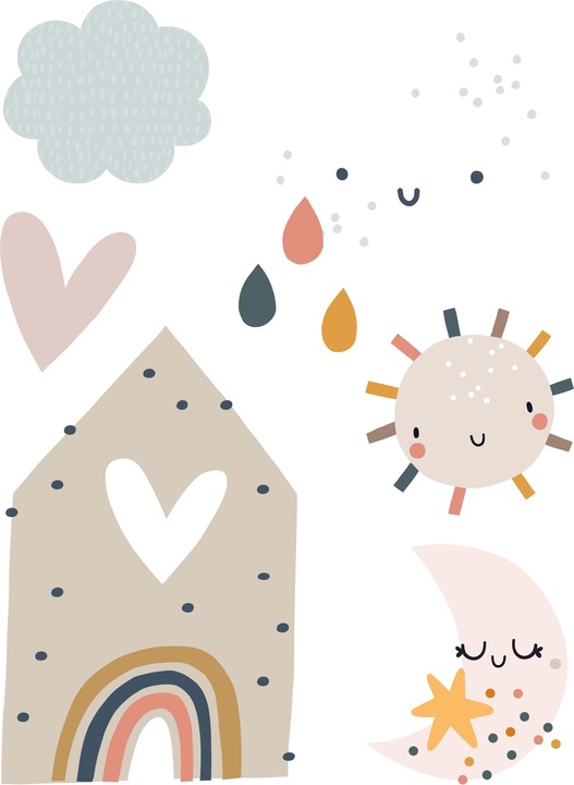 Produktbild Papierdrachen Regenbogen (22 x 30 cm)