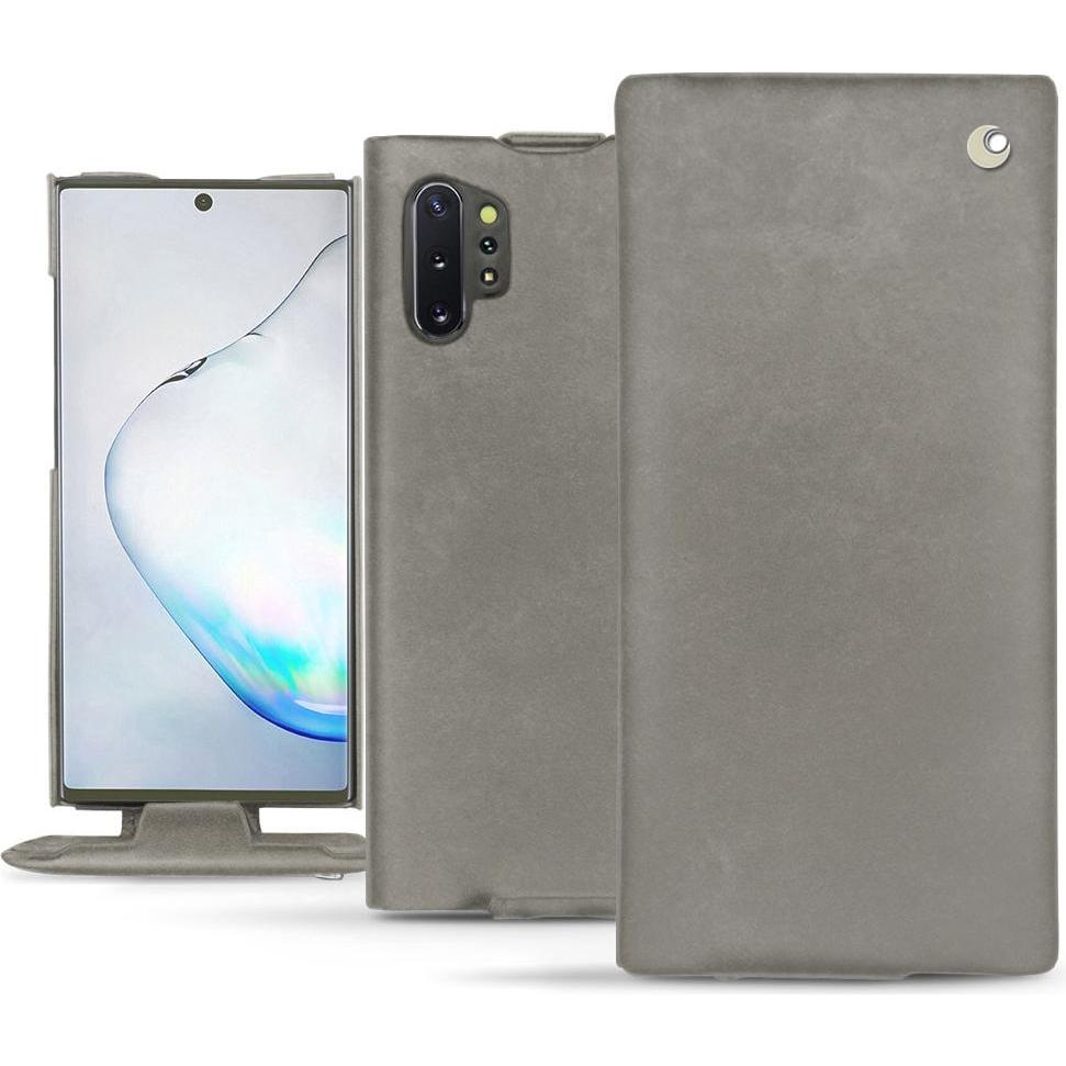 Thumbnail - Noreve Lederschutzhülle vertikal (Samsung Galaxy Note 10+), Smartphone Hülle, Grau