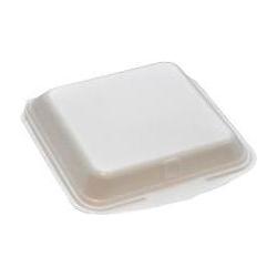 IP-Verpackungen Skumbakke 1-rum 210x245x72 mm Haengslet låg EPS Hvid,100 Stk/pk, Vorratsbehälter