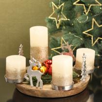 Cepewa Candeliere dell'Avvento, mango, albero di renn