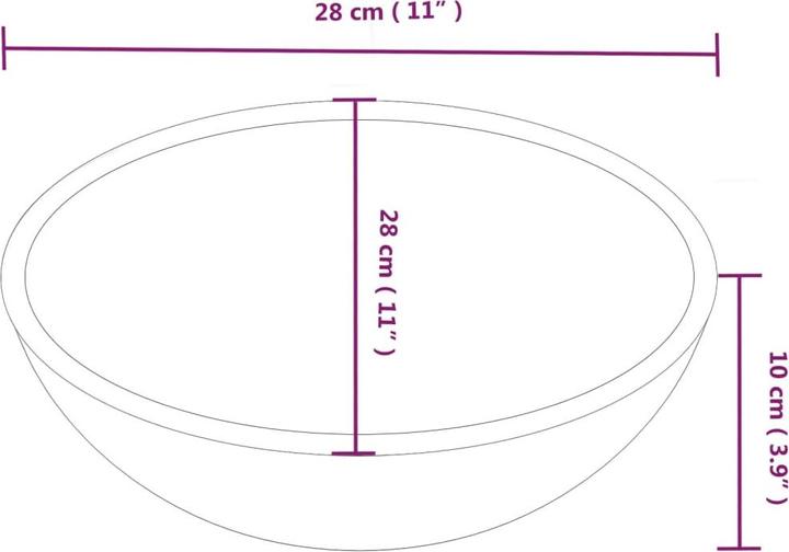 Image du produit Diverse Hardware Lavabo (280 mm, 280 mm)
