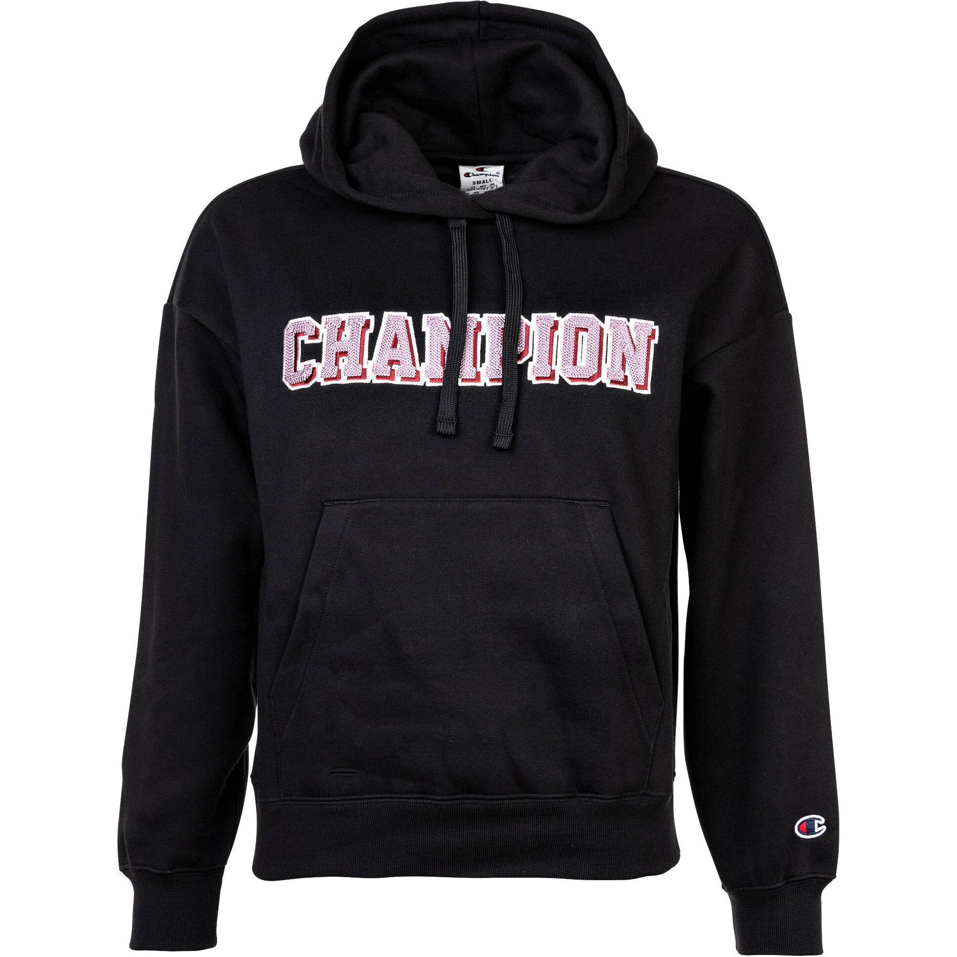 Champion, Damen, Pullover, Sweatshirt Casual Locker sitzend, Schwarz, (S)