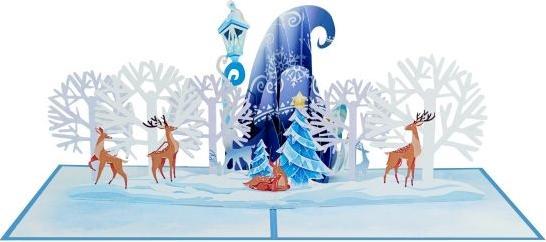 Produktbild MU Classic 3D Pop-Up Weihnachtskarte Saluts Series - Gnome (1 Stk.)