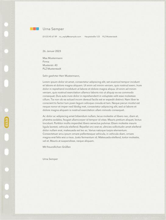 Productafbeelding Elba Brochure omslag PE 80µm A4 transparant (50x)