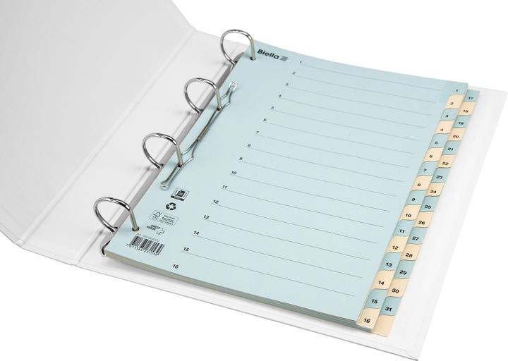 Actual product image Biella Register cardboard blue/yellow