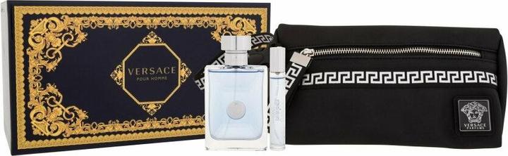 Produktbild Versace Pour Homme by Gift Set -- 3.4 oz Eau de Toilette Spray + 0.3 oz Mini EDT Spray in Pouch (Eau de Toilette, 100 ml)