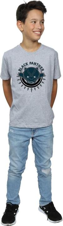 Actual product image Boys Kawaii Black Panther Pounce T-Shirt (116)