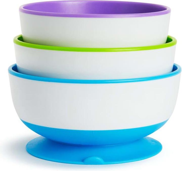 Munchkin Bowls with suction cup (3 x)