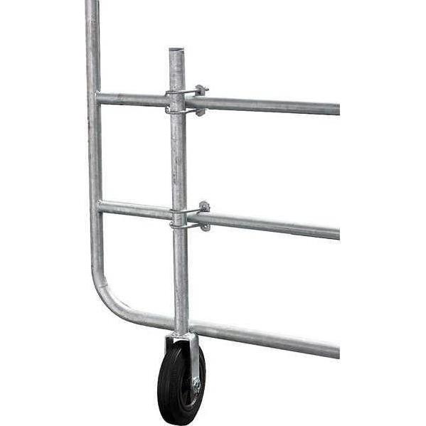 Ako Grigio Recinto Da Giardino, Ruota Di Supporto Per Cancelli Di Pascolo Regolabili