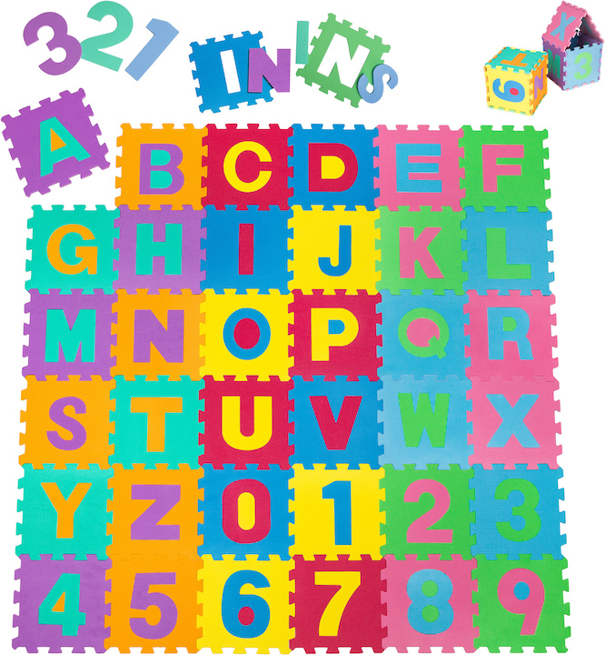 Actual product image tectake Puzzle mat (31.5 x 31.5 x 1 cm)
