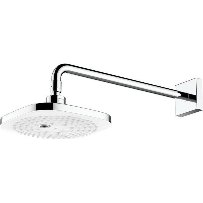 TOTO, Duschbrause, Kopfbrause eckig Comfort Wave, Warm Spa weiss/chrom