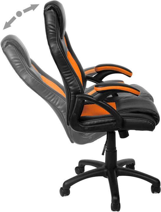 Immagine prodotto Panorama24 Sedia da scrivania, arancione (48 - 57 cm)