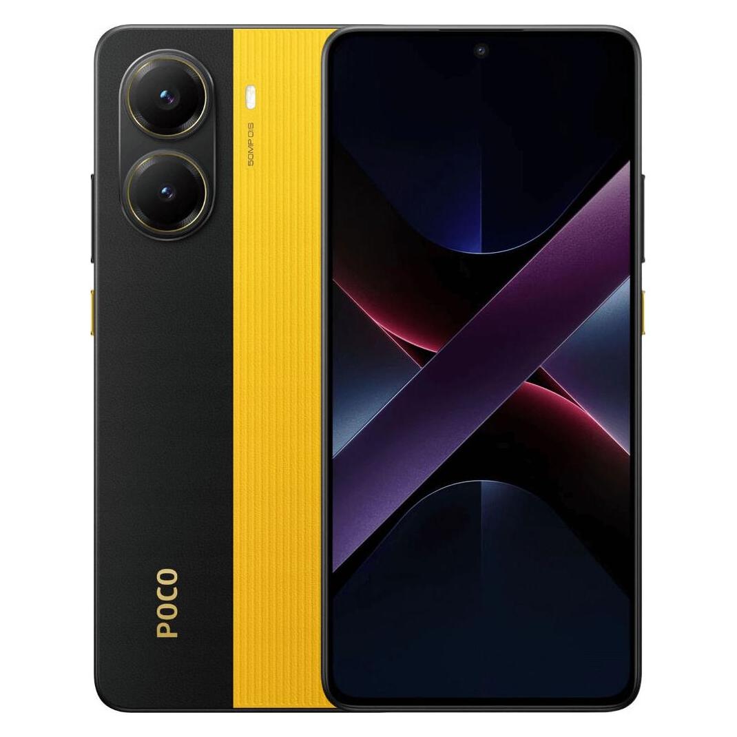 Xiaomi POCO X7 Pro (256 GB, Yellow, 6.67", Dual SIM, 5G), Smartphone, Gelb