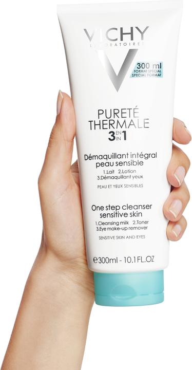 Image du produit Vichy Pureté Thermale 3en1 Nettoyage du visage (Lait nettoyant, 300 ml)