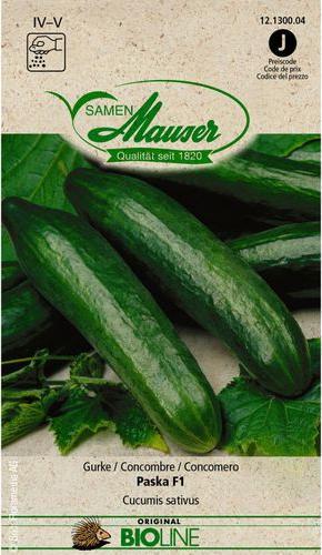 Image du produit Samen Mauser Concombre bio Paska F1 (Graines de légumes)