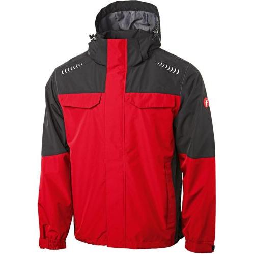 Magni, Arbeitsjacke, Regenjacke Plus rot/schwarz Gr. 2XL Fortis Elements (XXL)