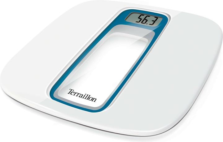 Terraillon Personenwaage Window Vocal Blau Weiss (160 kg)