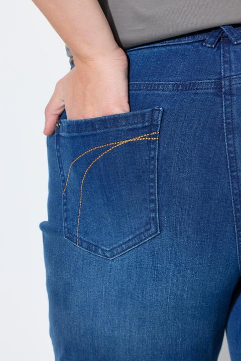 Produktbild Ulla Popken Jeans Mary, weites Bein, Elastikbund (48)
