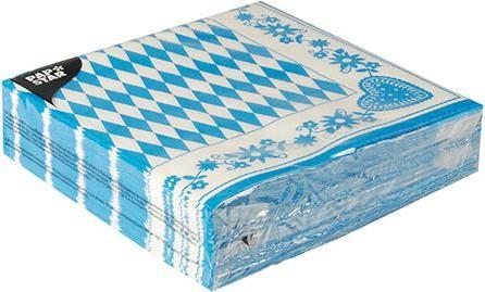 Papstar Bayrisch Blau (50 x, 40 x 40 cm)