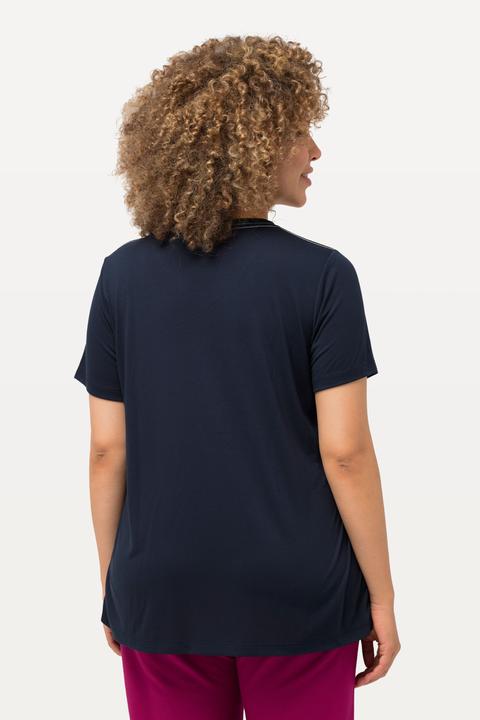 Produktbild Ulla Popken Funktionsshirt, antibakteriell, V-Ausschnitt, Halbarm (46, 48)