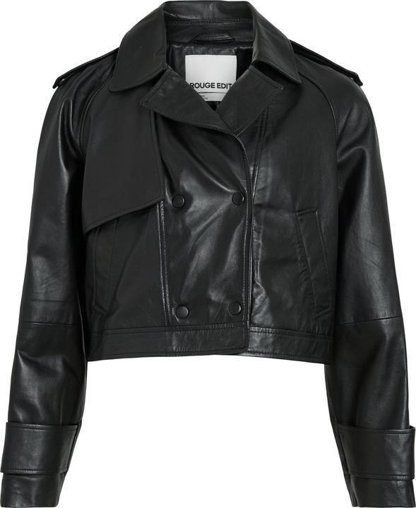 Produktbild Rouge Edit Zweireihige Lederjacke (38)