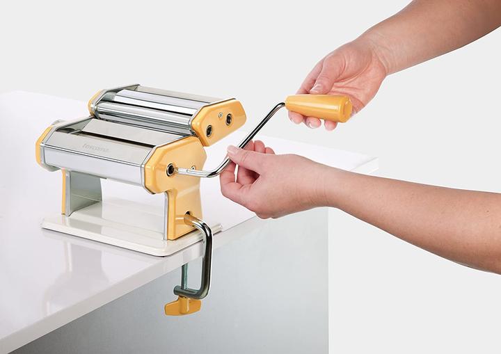 Image du produit Tescoma Machine à pâtes, jaune/argent/blanc