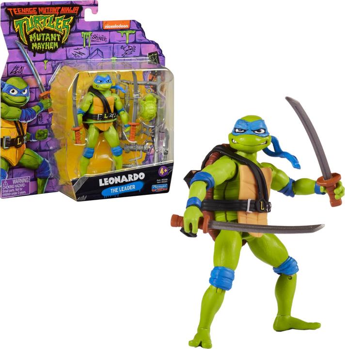 Produktbild Little Tikes Giochi Preziosi - Leonardo Ninja-Turtles Mutante, Leonardo in der Version Actionfigur, beweglich, 12