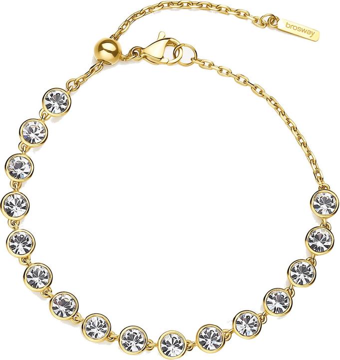 Immagine prodotto Brosway Bracciale Symphonia con cristalli placcati in oro scintillante BYM154